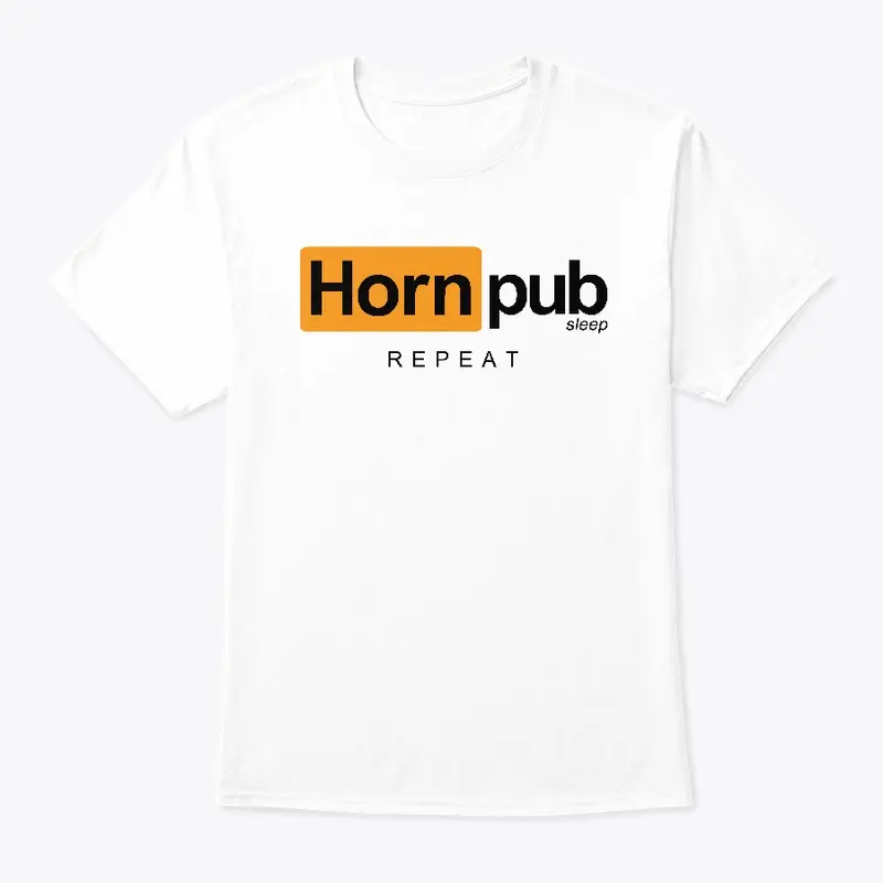 Horn,Pub,Sleep,Repeat - FrenchHorn Funny