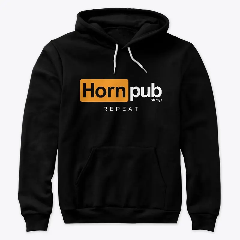 Horn,Pub,Sleep,Repeat - FrenchHorn Funny