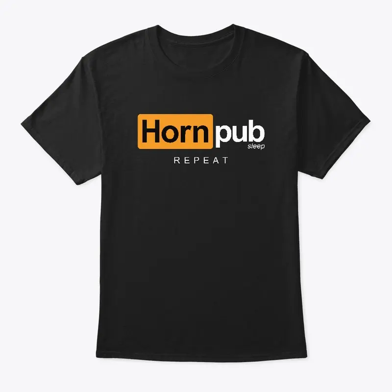 Horn,Pub,Sleep,Repeat - FrenchHorn Funny