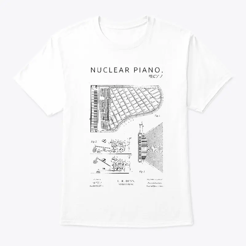 Nuclear Piano Patent , Gift for Musician